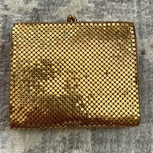 Vintage whiting and Davis wallets gold
